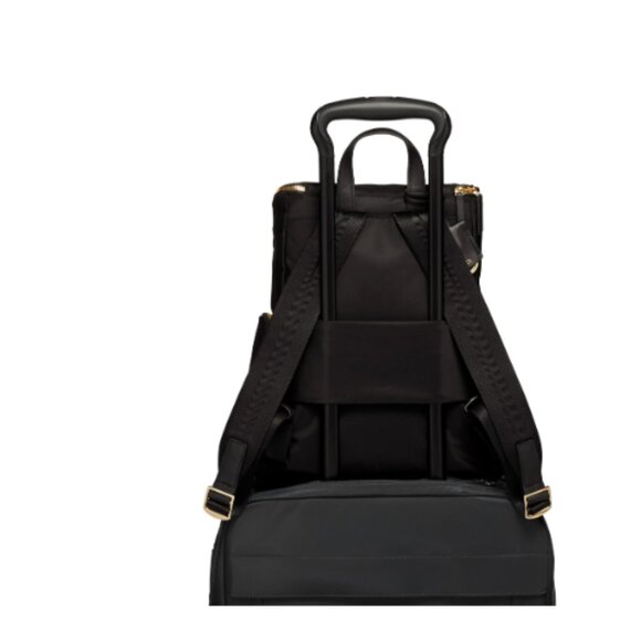New TUMI Voyageur Bethany Backpack Black/Gold